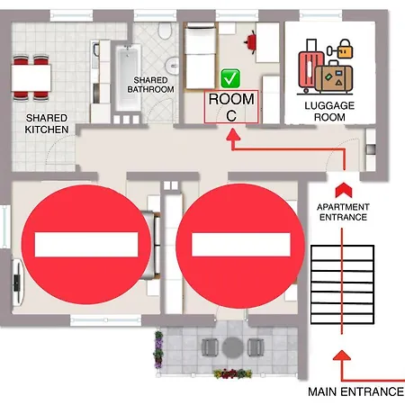 Your Private Bedroom Near Station Perfect For Solo Travelers * Coblenza